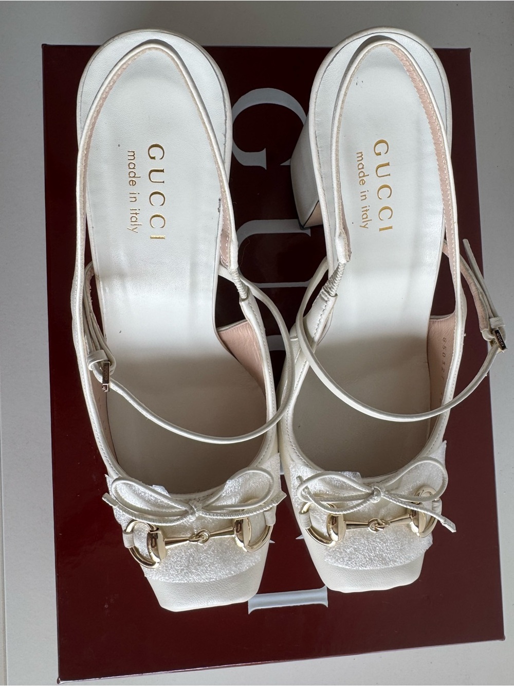Gucci Horsebit Ballerina Slingback Heels - Picture 3 of 7